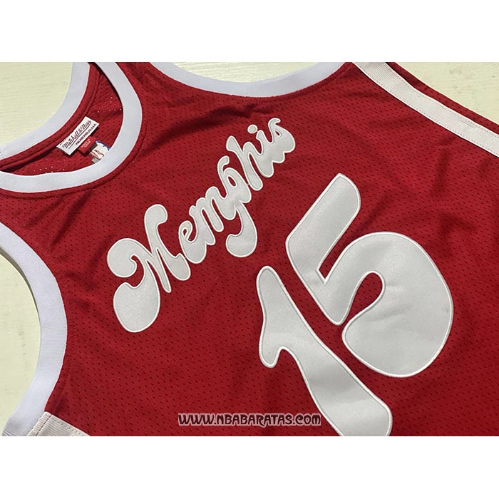 Camiseta Memphis Grizzlies Vince Carter #15 Mitchell & Ness 2015-16 Rojo